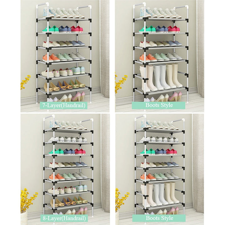 BowLift | Adjustable 30 Pair Shoe Rack Space Saving Storage Organizer