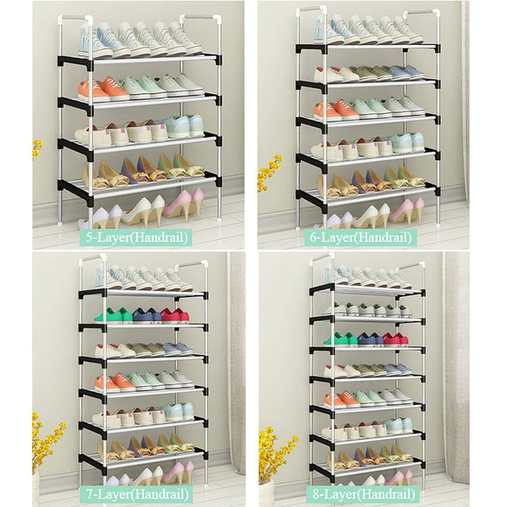 BowLift | Adjustable 30 Pair Shoe Rack Space Saving Storage Organizer