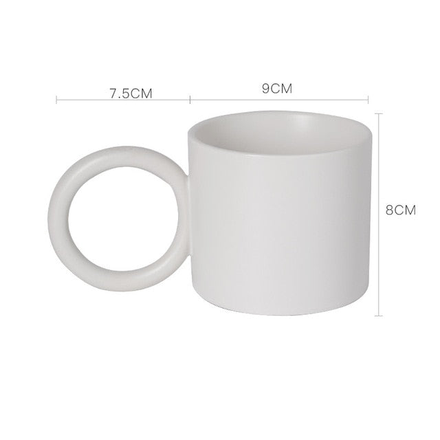 Ares Cup – Minimalist Porcelain Mug Bowlift