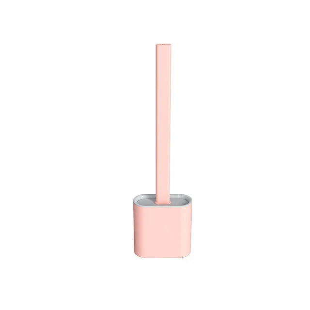 ChoreBuddy – Durable Silicone Toilet Brush Set Bowlift