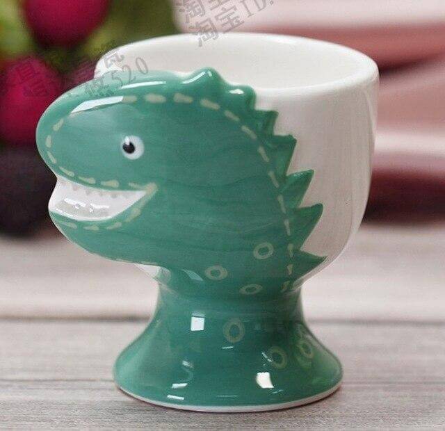 BowLift | 2Pcs Cute Animal Ceramic Breakfast Egg Holder