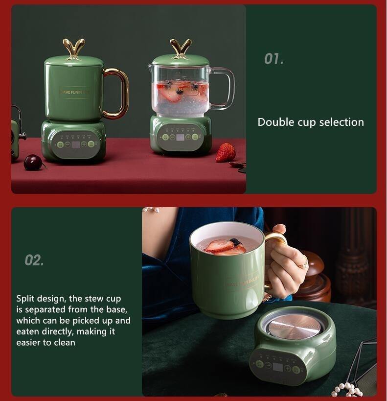BowLift | Elegant Mini Electric Ceramic Kettle