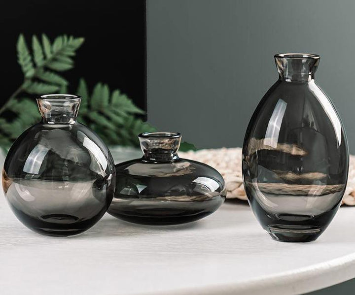 BowLift | TrioVase Glass Vases Set | Stylish Design | Perfect Decoration | Available in various colors