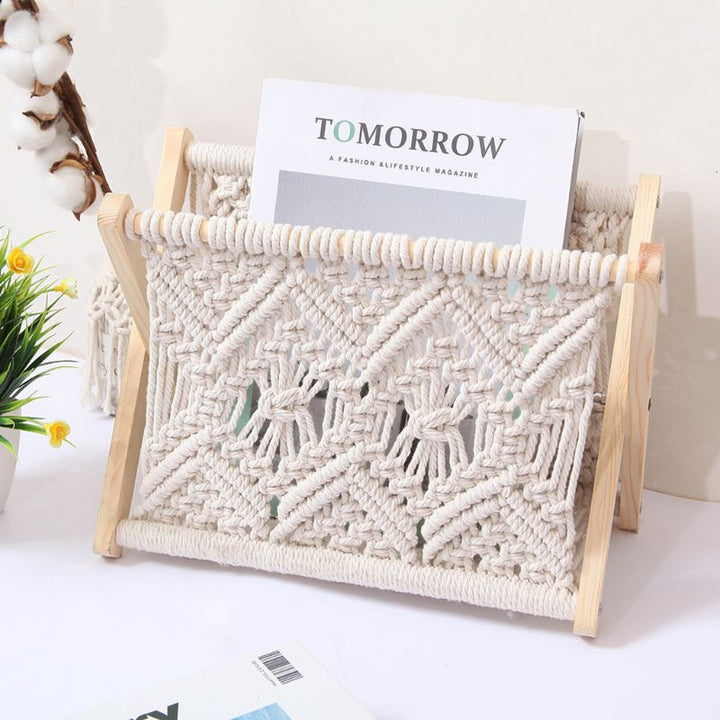 BowLift | Nordic Cotton Foldable Magazine Holder