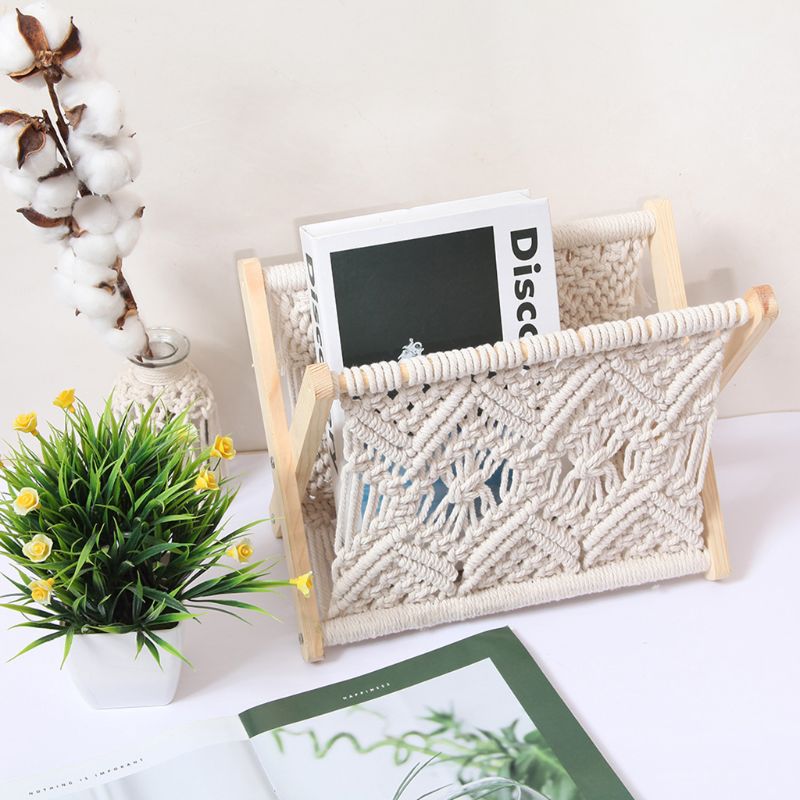 BowLift | Nordic Cotton Foldable Magazine Holder