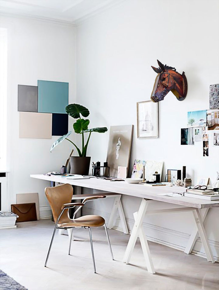 BowLift | 3D Wooden Craft Horse Hanging Wall Decor