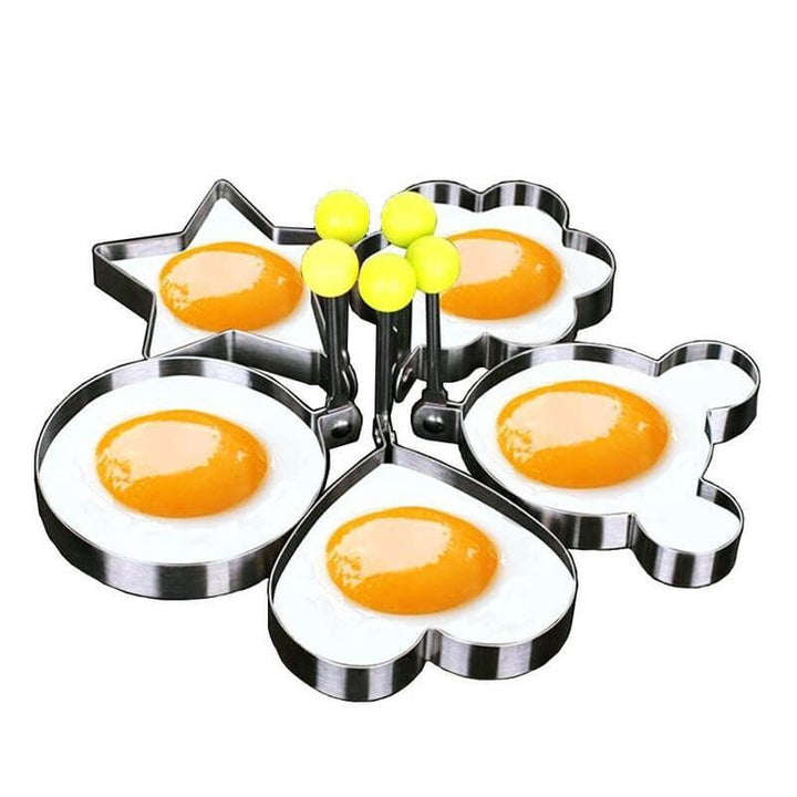 BowLift | 5pcs/set Stainless steel Fried Egg Mold Pancake Rings