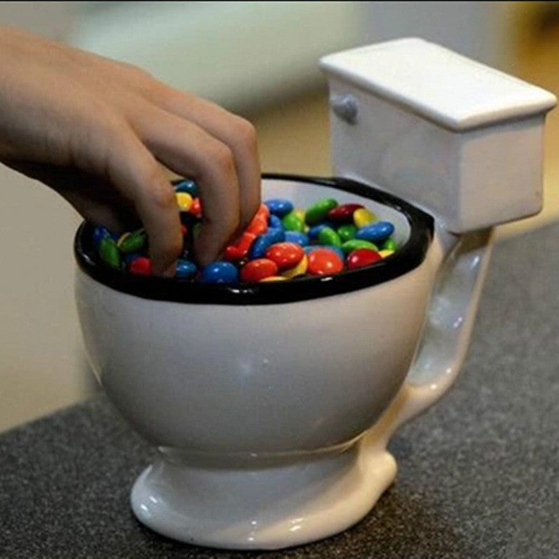 BowLift | Toilet Ceramic Coffee Mugs with Handgrip