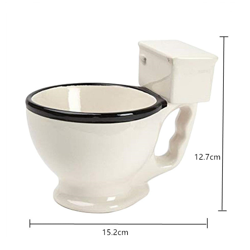 BowLift | Toilet Ceramic Coffee Mugs with Handgrip