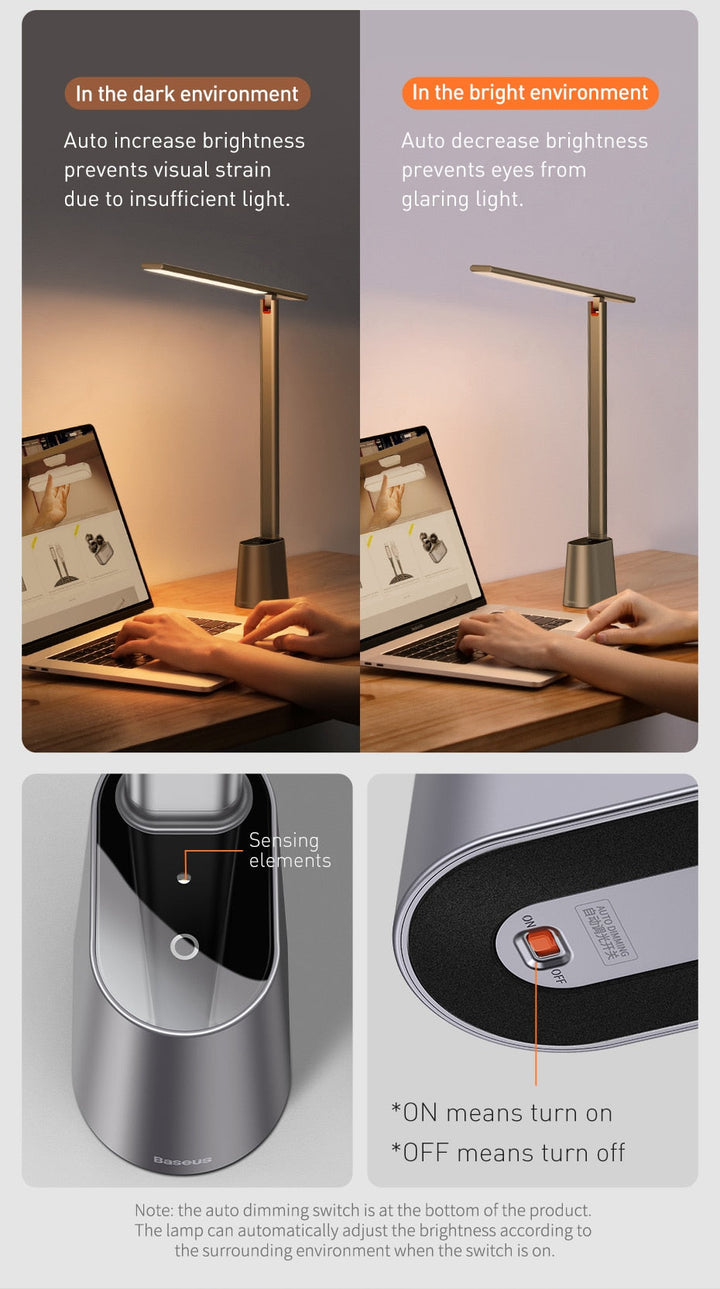 BowLift | Elegant Eye Protect Dimmable Smart Desk Lamp