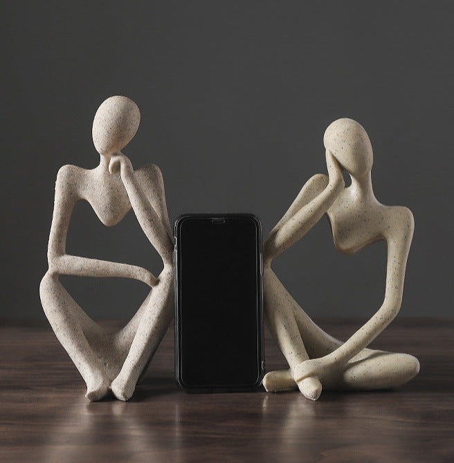 BowLift | Nordic Abstract Unique Thinker Figurine Home Decor