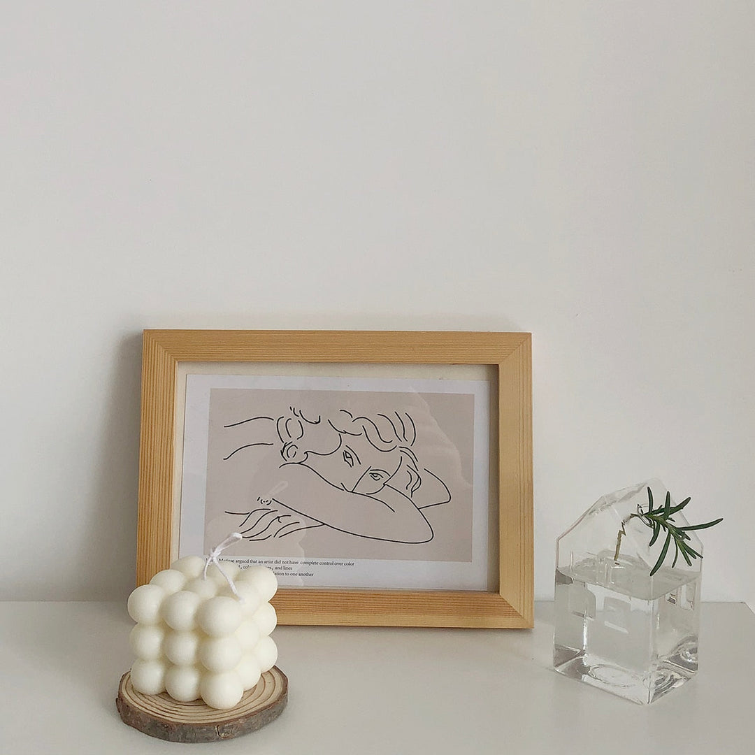 BowLift | Cube Soy Wax White Candle