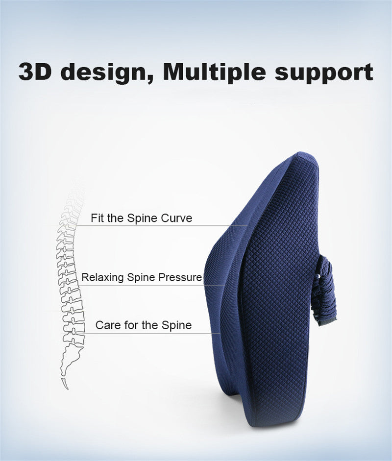 BowLift | Office Chair Memory Foam Cushion Pillow Set