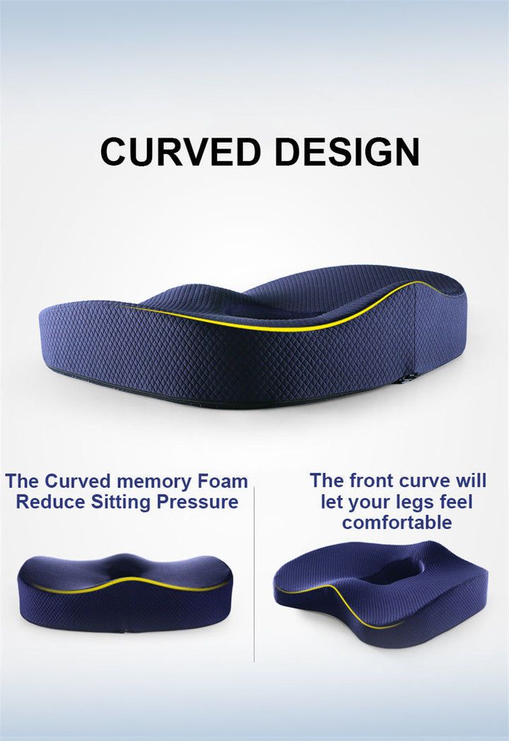 BowLift | Office Chair Memory Foam Cushion Pillow Set
