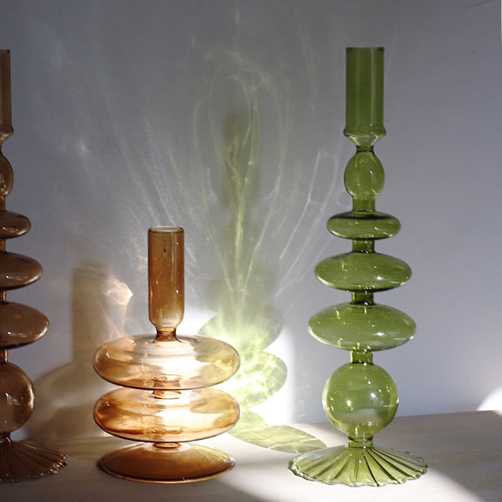 BowLift | Nordic Stylish Bubble Glass Candle Holder