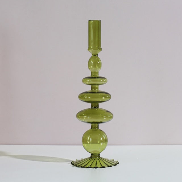 BowLift | Nordic Stylish Bubble Glass Candle Holder