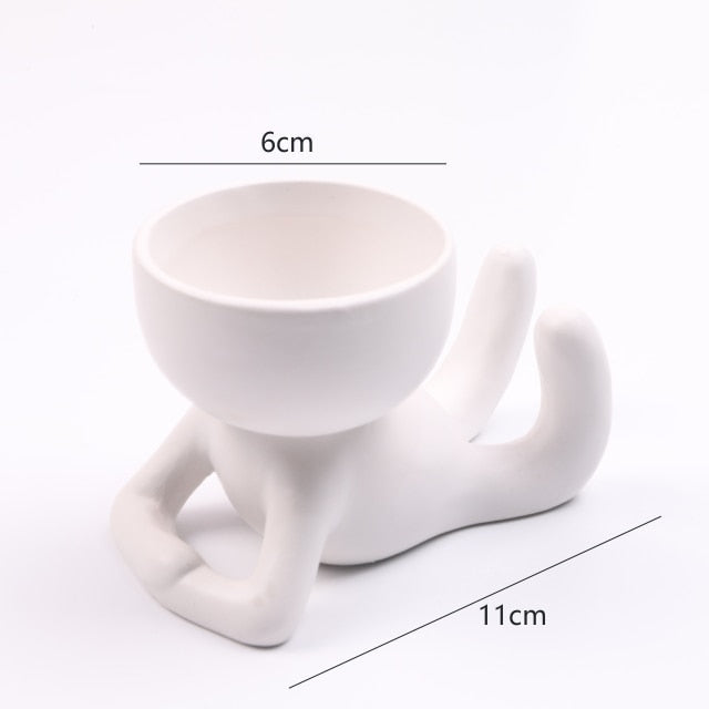 BowLift | Nordic Hanging Miniature Human Flower Pots