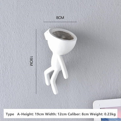BowLift | Nordic Hanging Miniature Human Flower Pots