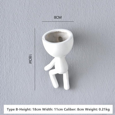 BowLift | Nordic Hanging Miniature Human Flower Pots