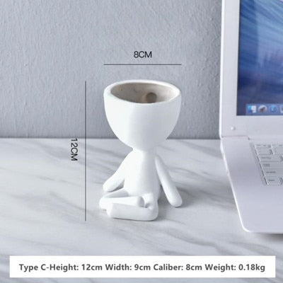 BowLift | Nordic Hanging Miniature Human Flower Pots