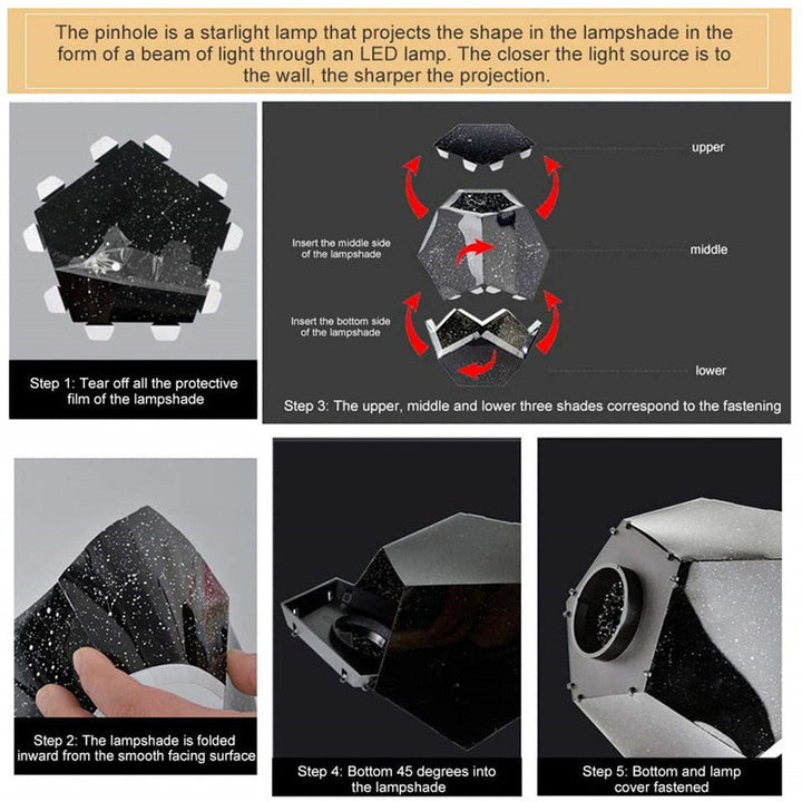 BowLift | Planetarium Galaxy Night Light Projector