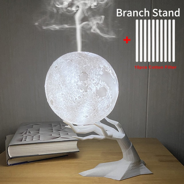 BowLift | Ultrasonic Moon Creative Air Humidifier Led Lamp
