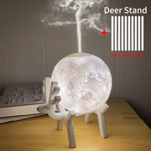 BowLift | Ultrasonic Moon Creative Air Humidifier Led Lamp