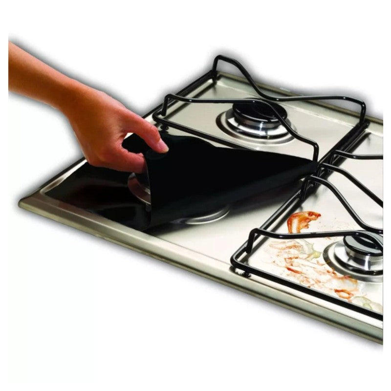 BowLift | Reusable 4pcs Glass Fiber Gas Stove Covers