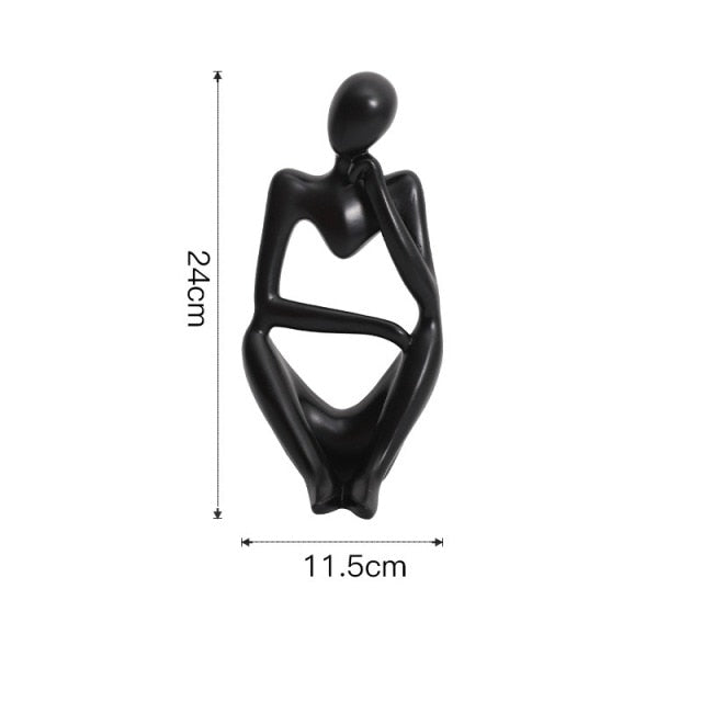 BowLift | Nordic Abstract Unique Thinker Figurine Home Decor