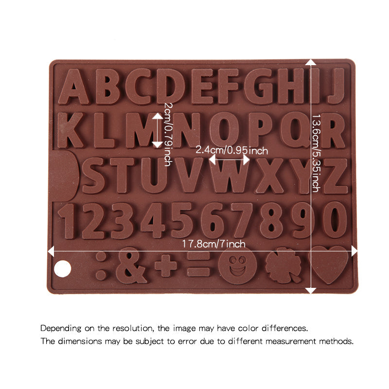 BowLift | 3D Alphabet Silicone DIY Chocolate Mold