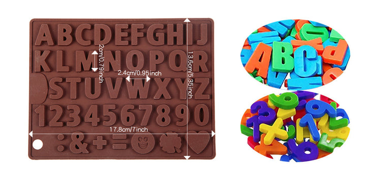 BowLift | 3D Alphabet Silicone DIY Chocolate Mold