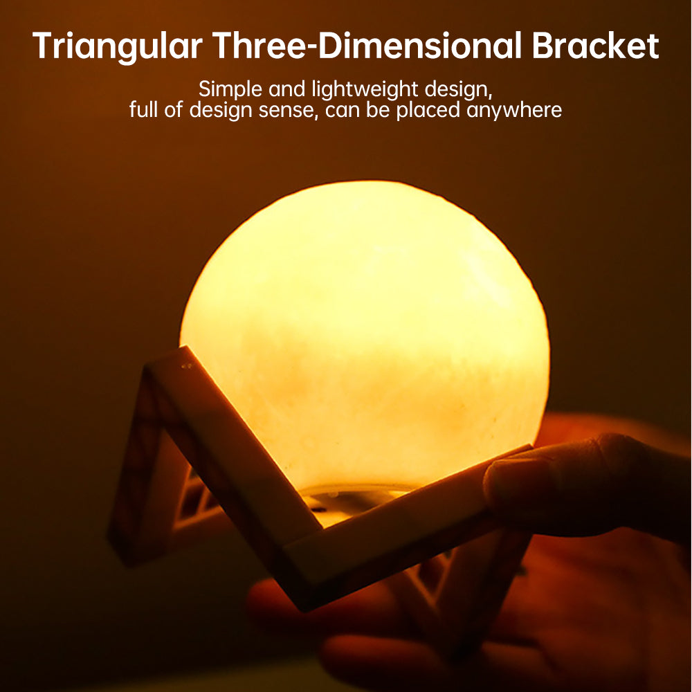 BowLift | 3D Light Touch Switch Rechargeable Moon Night Lamp