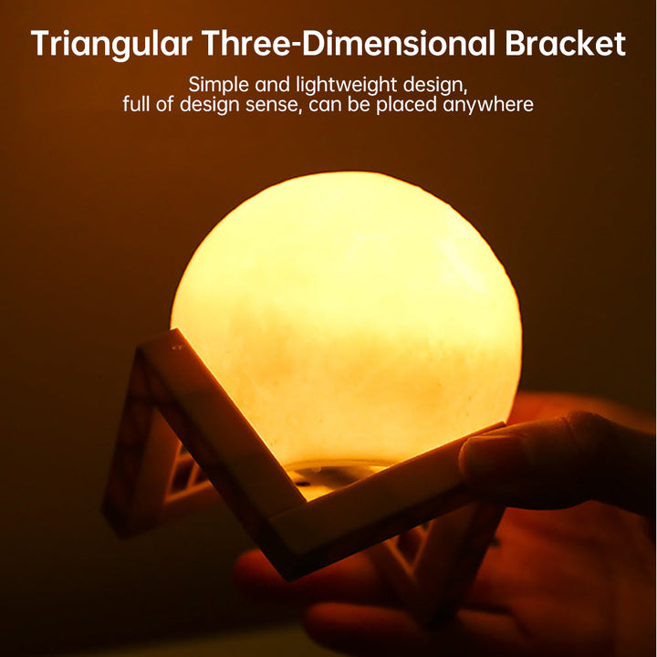 BowLift | 3D Light Touch Switch Rechargeable Moon Night Lamp