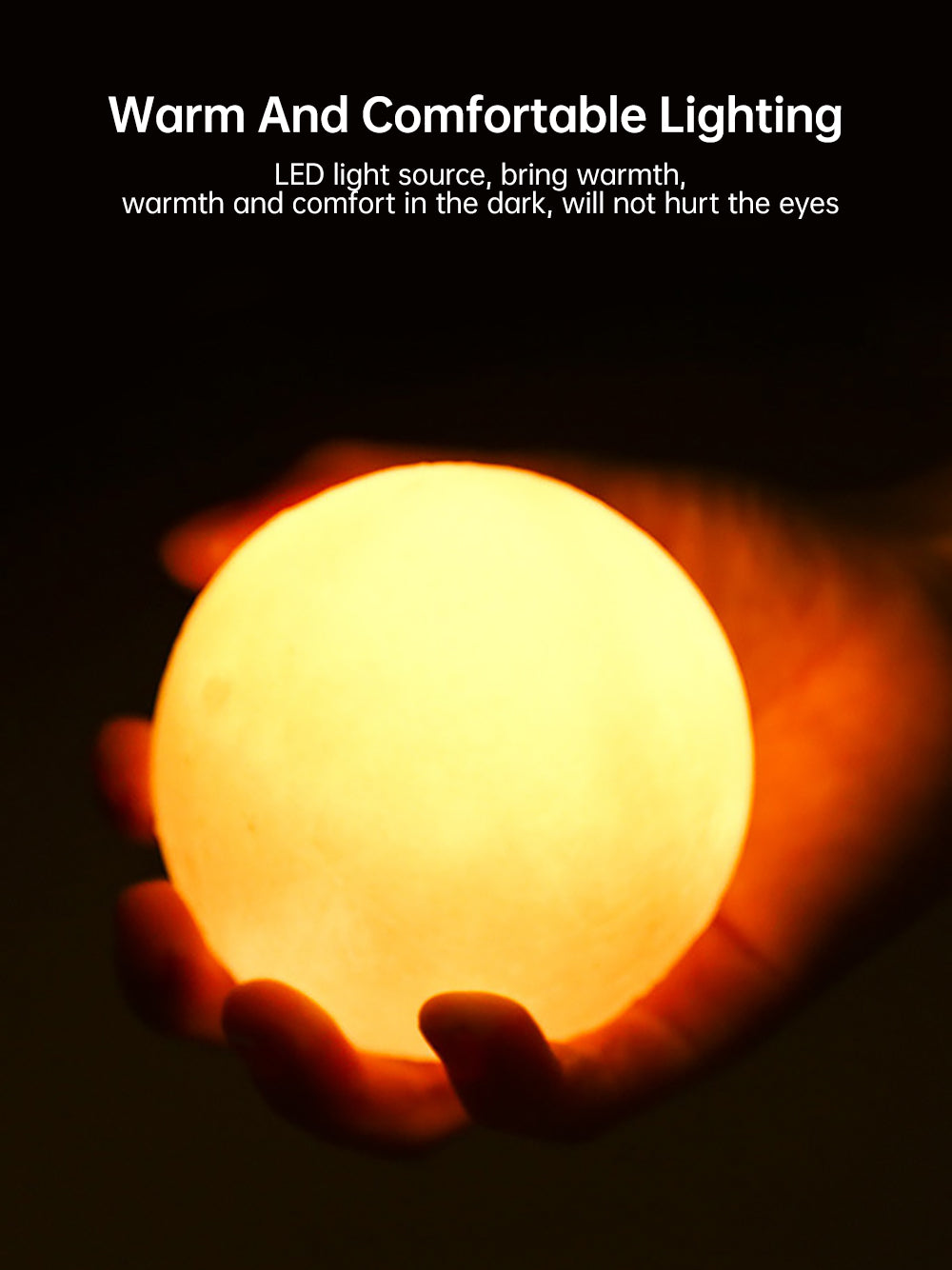 BowLift | 3D Light Touch Switch Rechargeable Moon Night Lamp