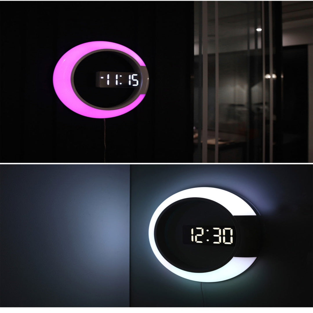 BowLift | LED Ring Lamp Wall Clock