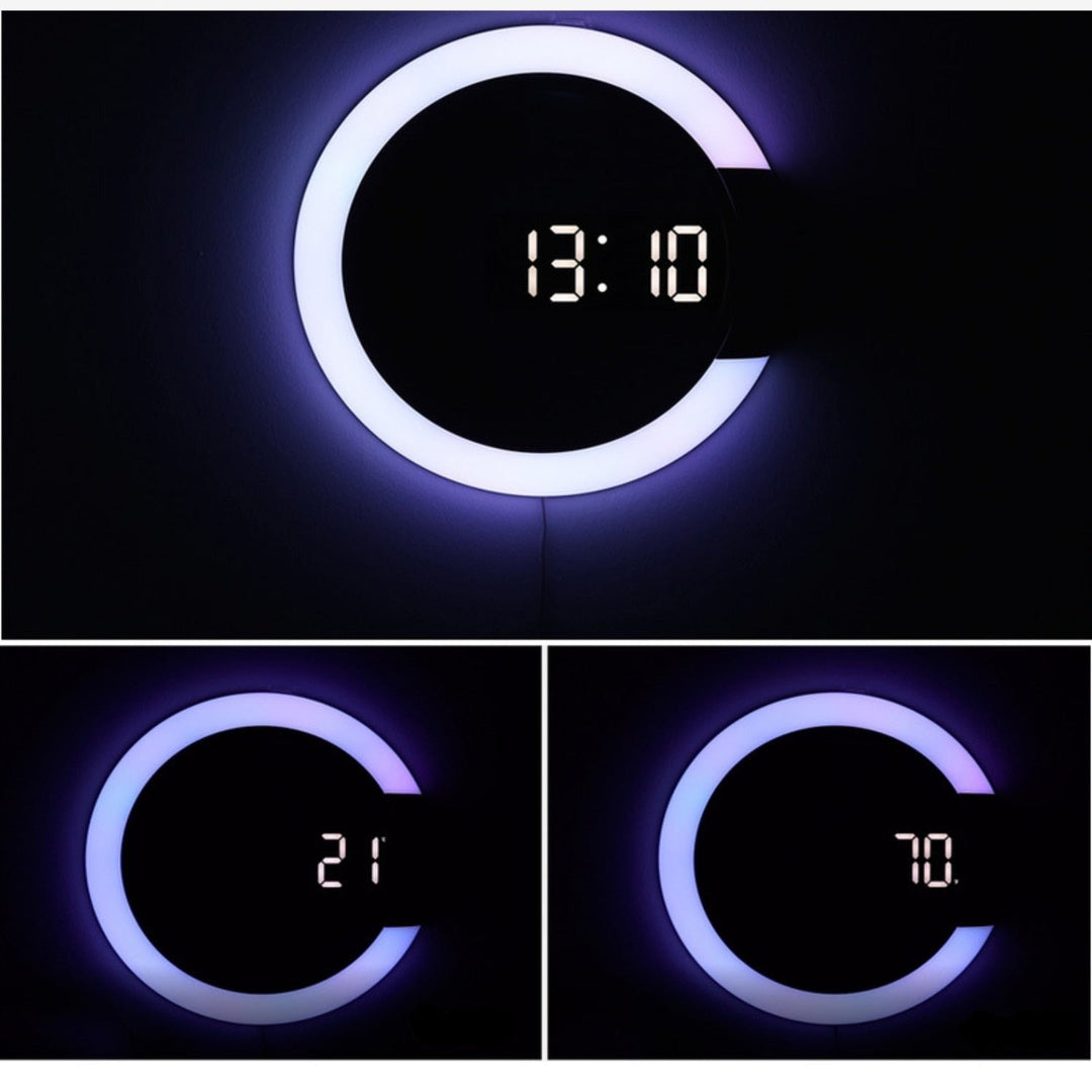 BowLift | LED Ring Lamp Wall Clock