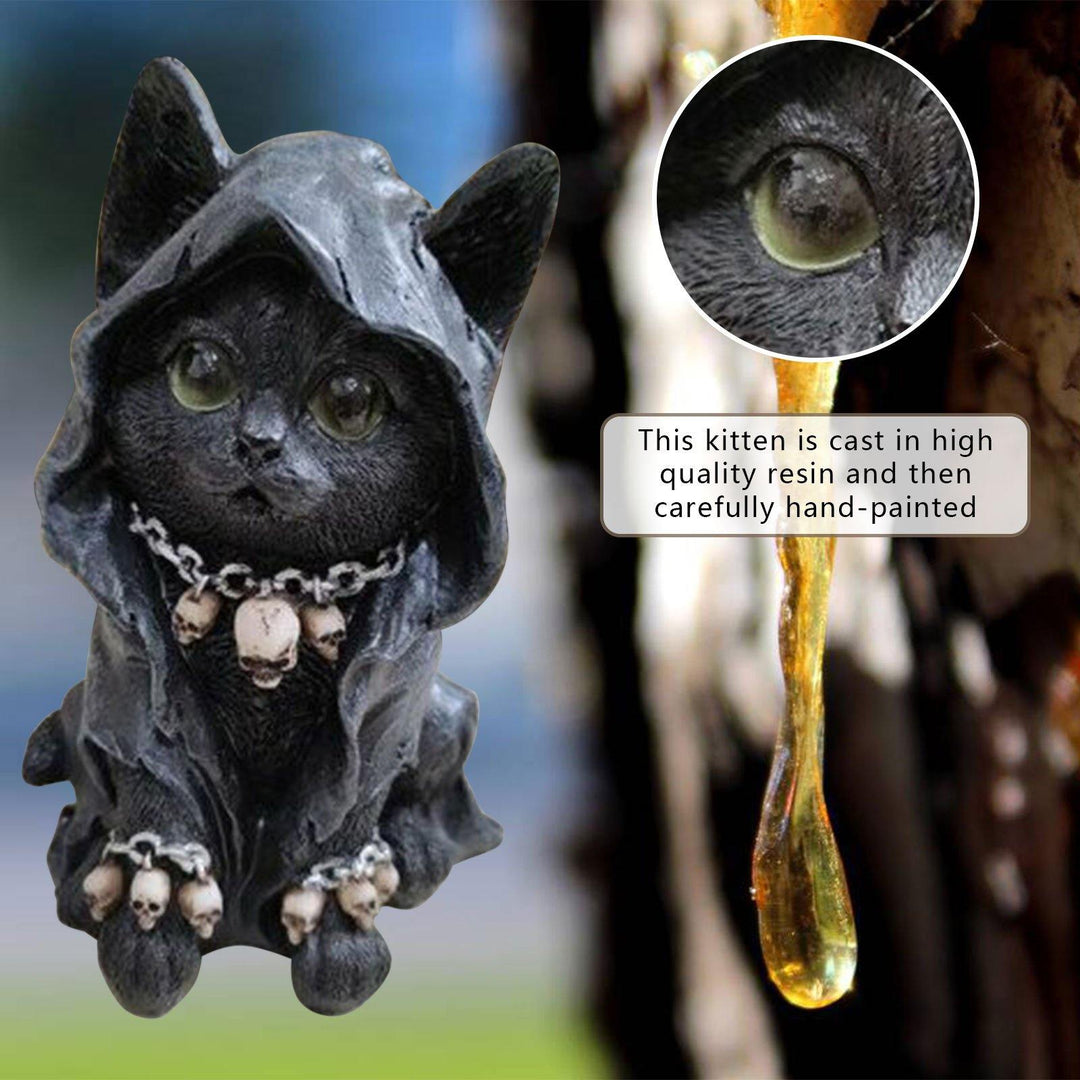 Resin Bowliftack Cat Statue Decor | Bowlift