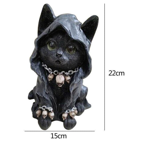Resin Bowliftack Cat Statue Decor | Bowlift