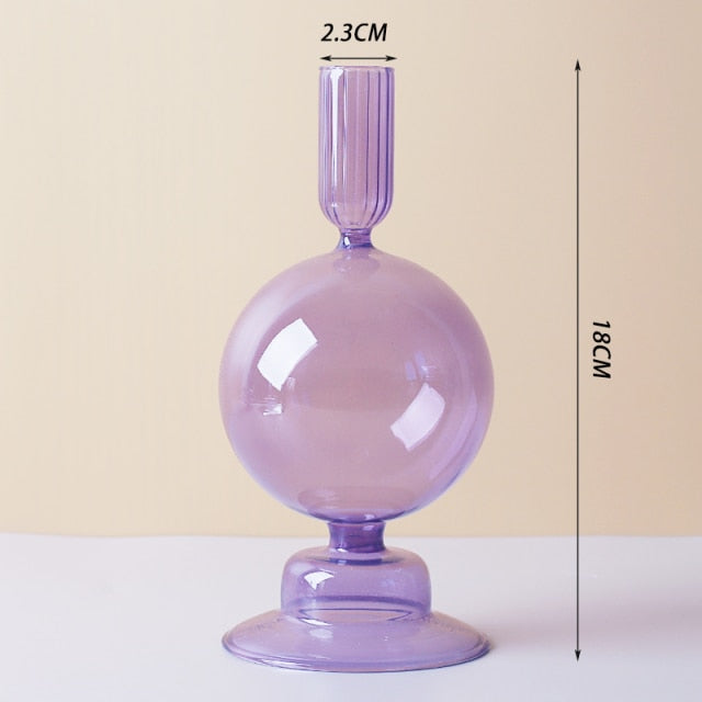 BowLift | Nordic Stylish Bubble Glass Candle Holder