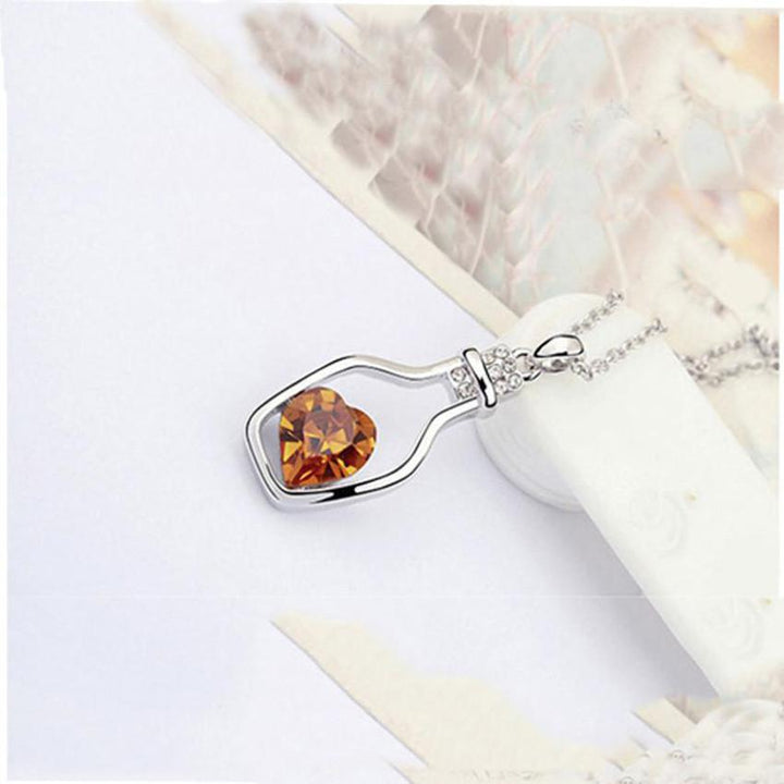 Love in a Bottle - Crystal Necklace | Bowlift