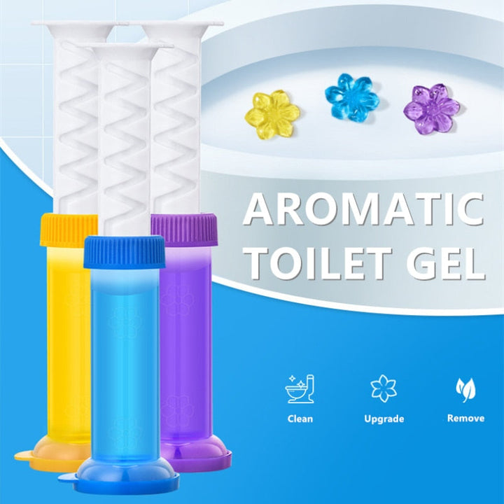 BowLift | Aromatic Air Freshener Flower Gel Toilet Cleaner