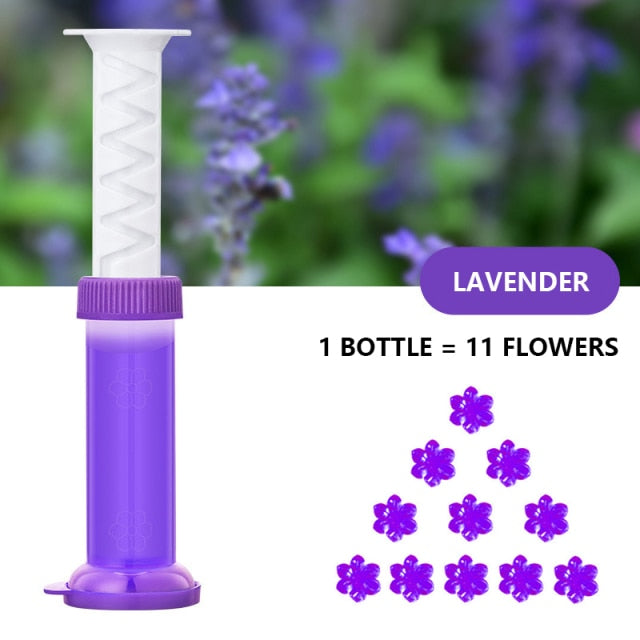 BowLift | Aromatic Air Freshener Flower Gel Toilet Cleaner