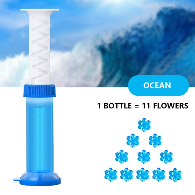 BowLift | Aromatic Air Freshener Flower Gel Toilet Cleaner