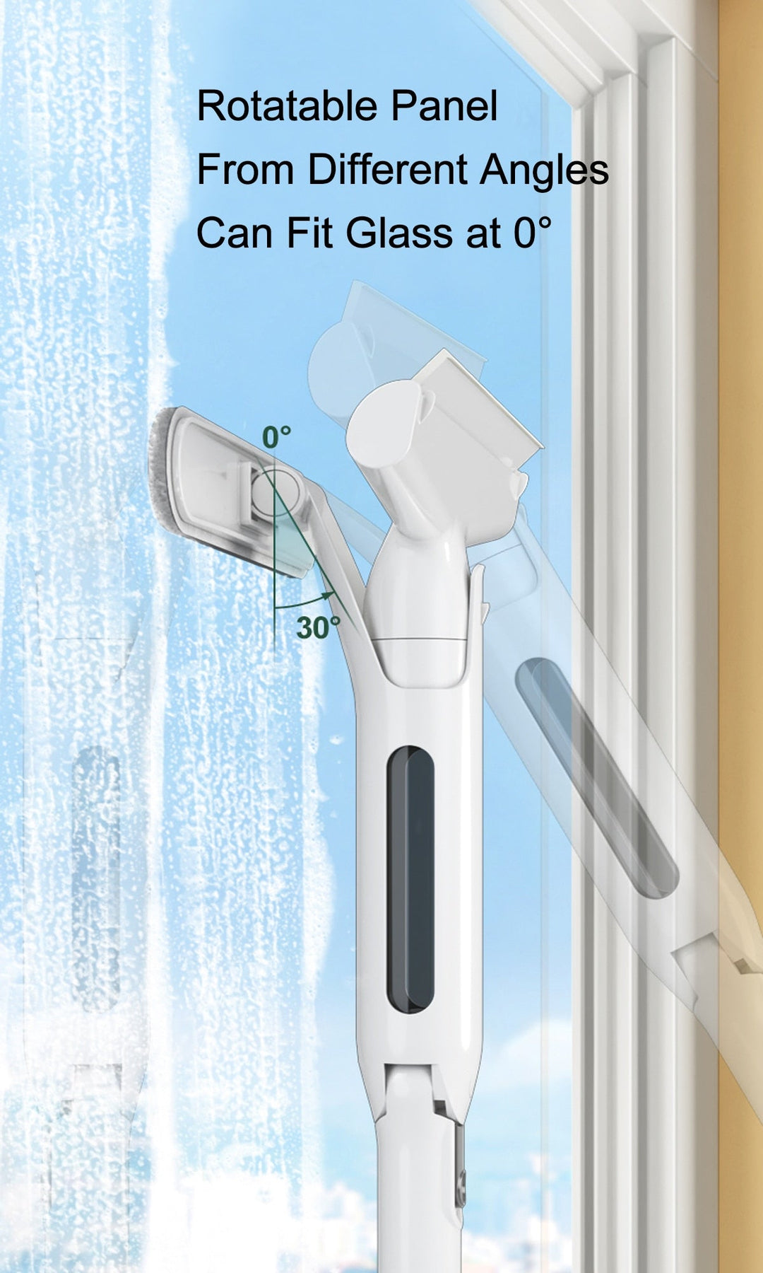 BowLift | Multifunctional Adjustable Window Cleaning Wiper Brush