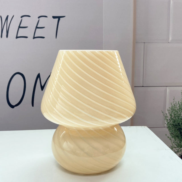 BowLift | Creative Mushroom Glass Mushroom Table Lamp