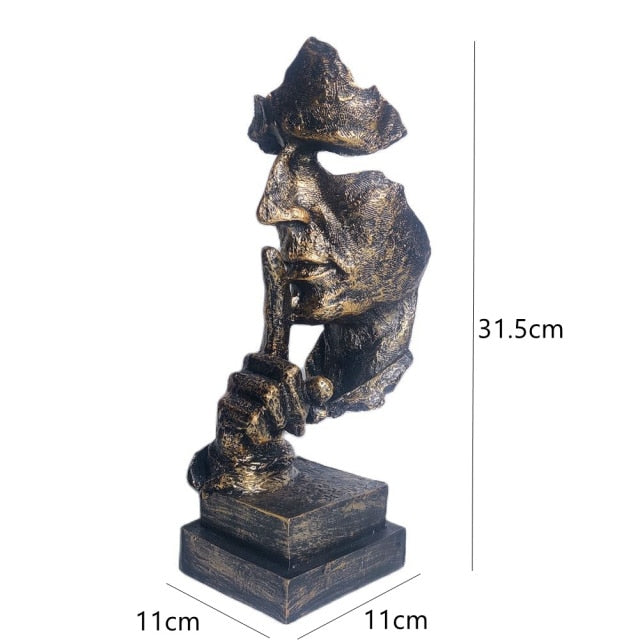 BowLift | Nordic Abstract Unique Thinker Figurine Home Decor