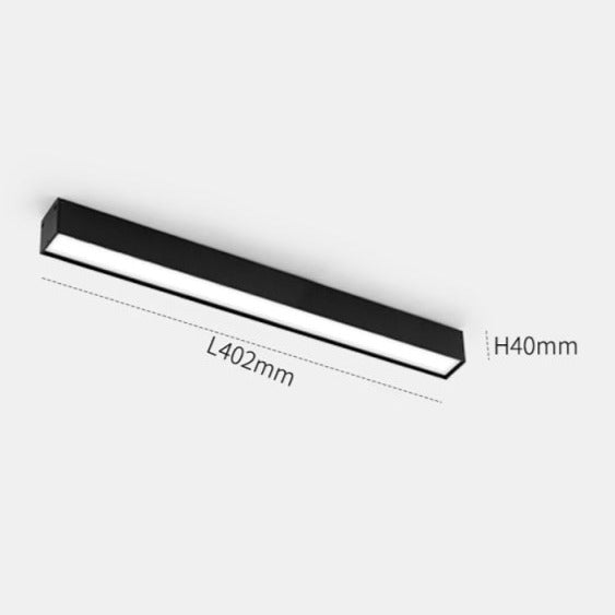 BowLift | Wall-Mounted Black Continuous Magnetic Track System Light