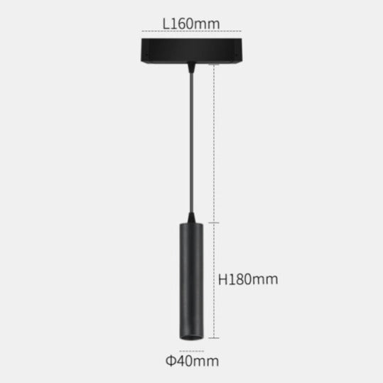 BowLift | Wall-Mounted Black Continuous Magnetic Track System Light