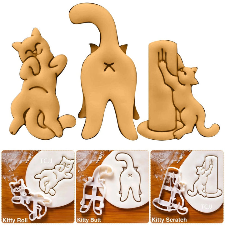 BowLift | Cat Cookie Mold Cutter Set