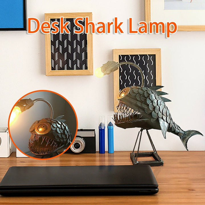 BowLift | Creative Iron Angler Fish Desk Lamp